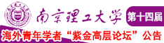 欧美大鸡扒狂日美女逼南京理工大学第十四届海外青年学者紫金论坛诚邀海内外英才！